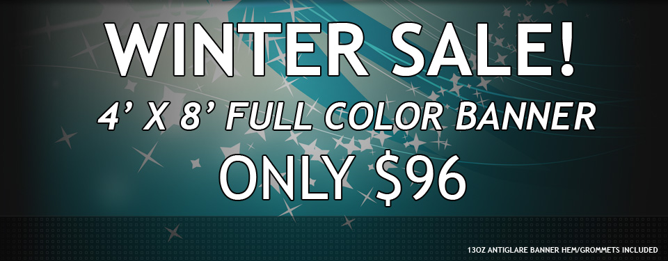 Winter Banner Sale